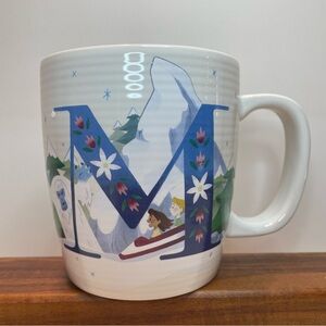 Disney Parks ABC Collection Coffee Mug Letter “M is For Matterhorn Bobsleds” EUC
